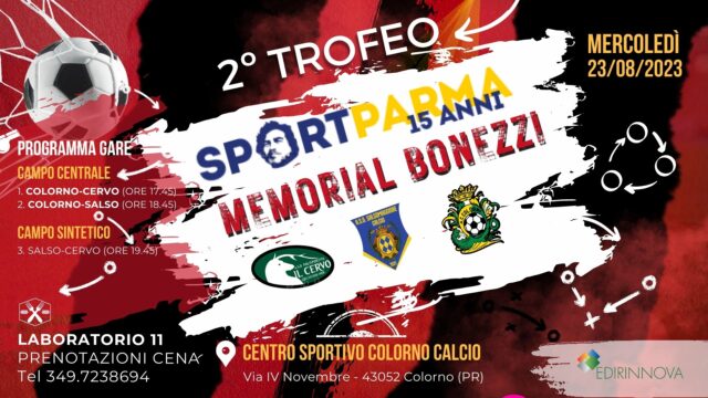 Conto alla rovescia per il 2° Trofeo Sportparma Memorial Bonezzi.